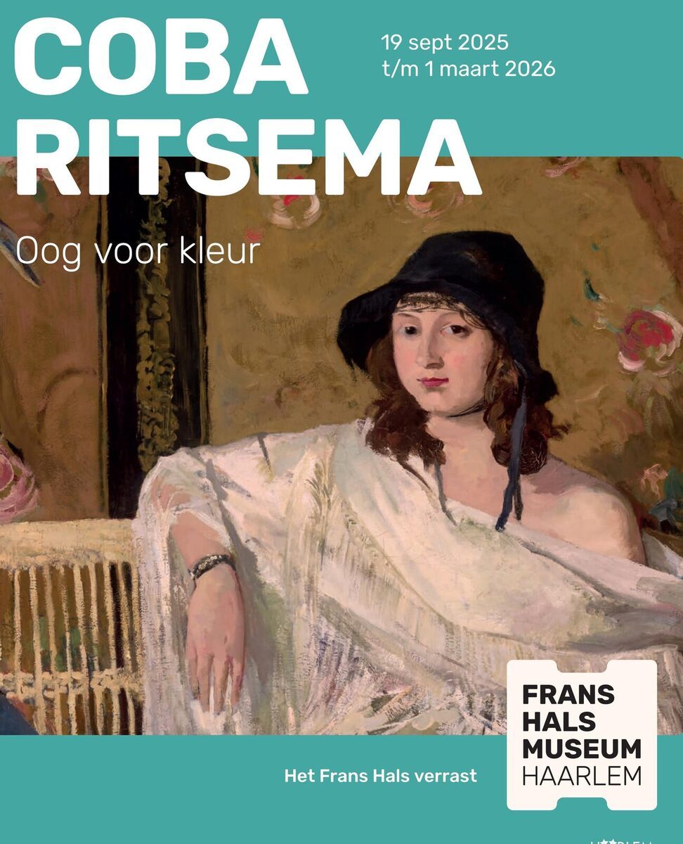 Affiche van de tentoonstelling Coba Ritsema in het Frans Hals Museum