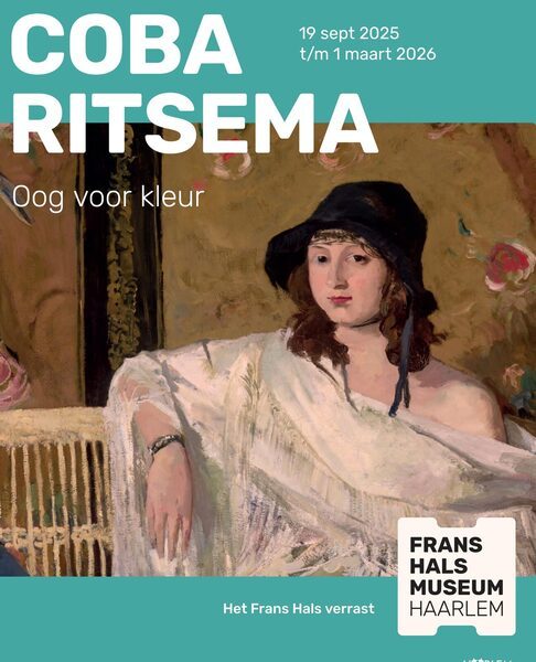 Affiche van de tentoonstelling Coba Ritsema in het Frans Hals Museum