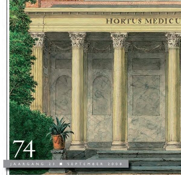 De Vredestempel in de tuin van het Prinsenhof in Haarlem